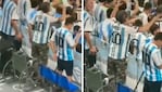 Pasó al termino del partido de Argentina contra Polonia.