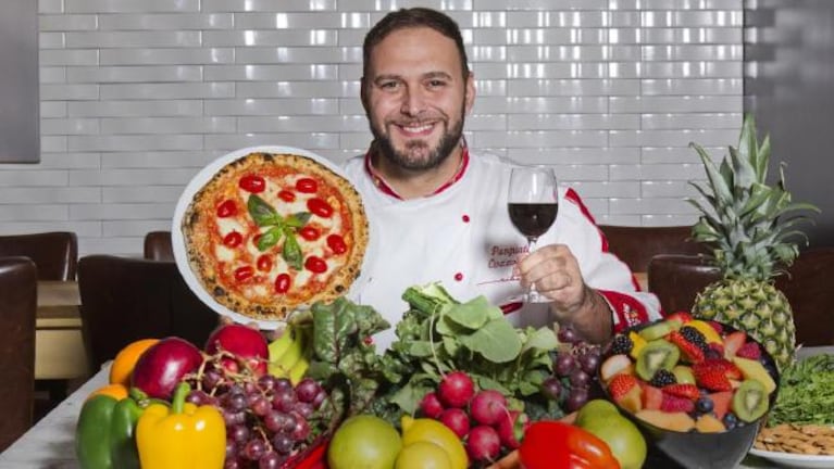 Pasquale Cozzolino, el chef italiano que inventó la pizza diet.