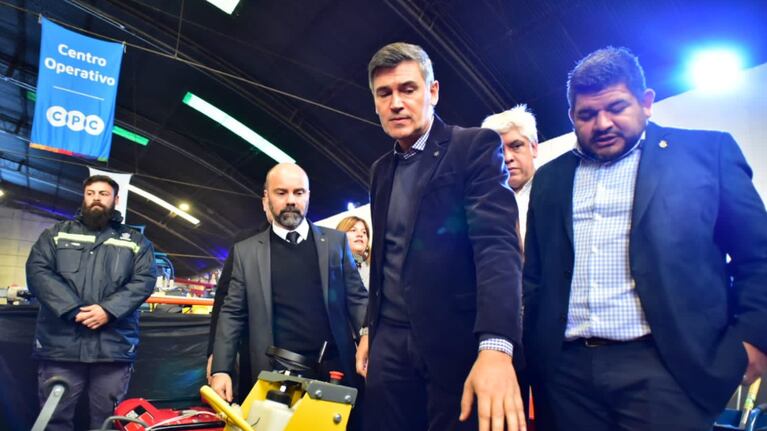 Passerini apuntó a la oposición luego de inaugurar el CPC Guiñazú.