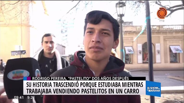 "Pastelito" continúa sus estudios