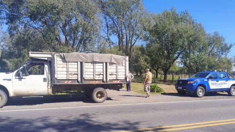 Patrulla Rural llevó a cabo el control en Río Cuarto.