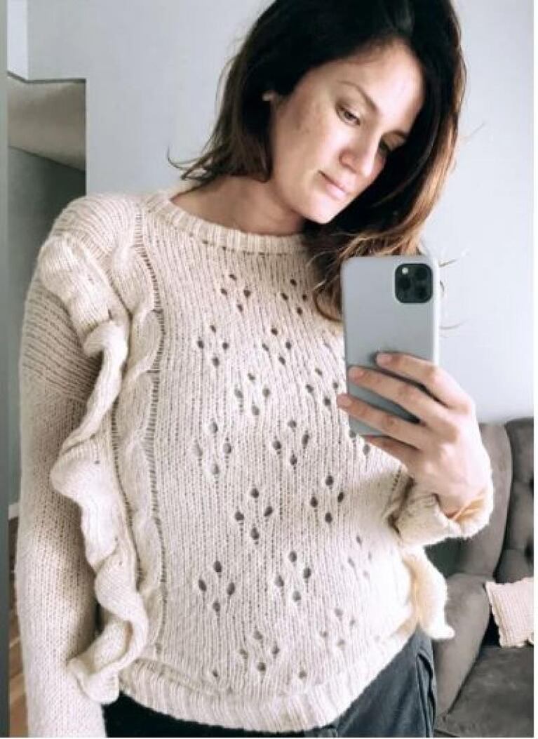 Paula Chaves compartió su primera foto tras dar a luz a Filipa