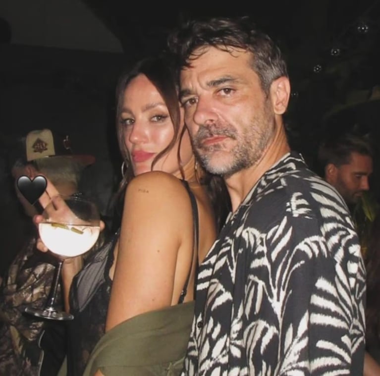 Paula Chaves festejó sus 41 años en un bar porteño.