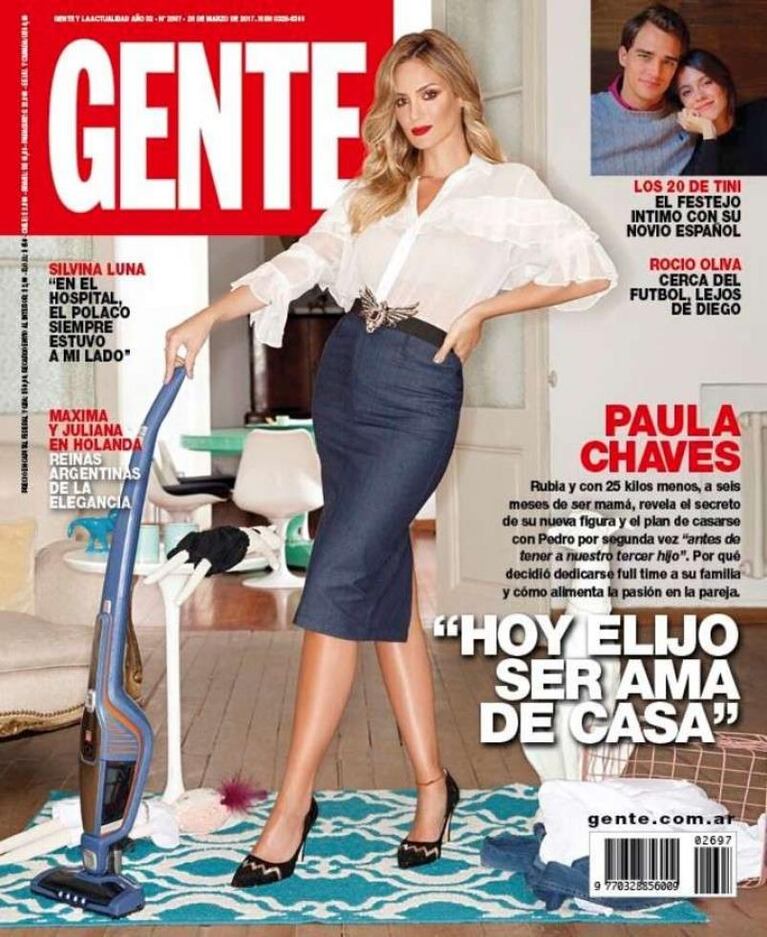 Paula Chaves lloró después de la tapa de la revista