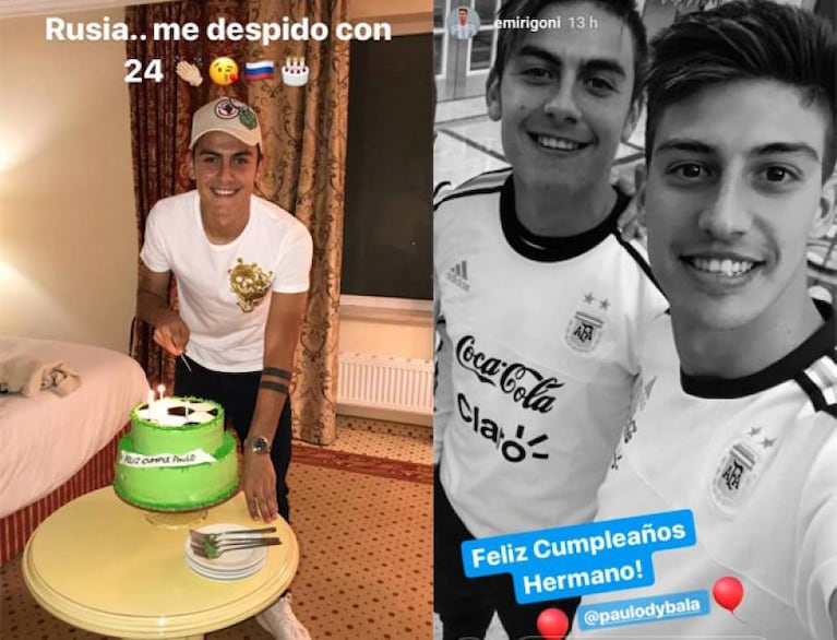 Paulo Dybala celebró su cumpleaños tras la derrota con Nigeria