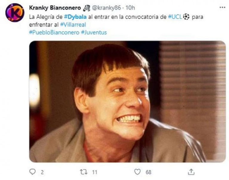 Paulo Dybala se cambió el look y estallaron los memes