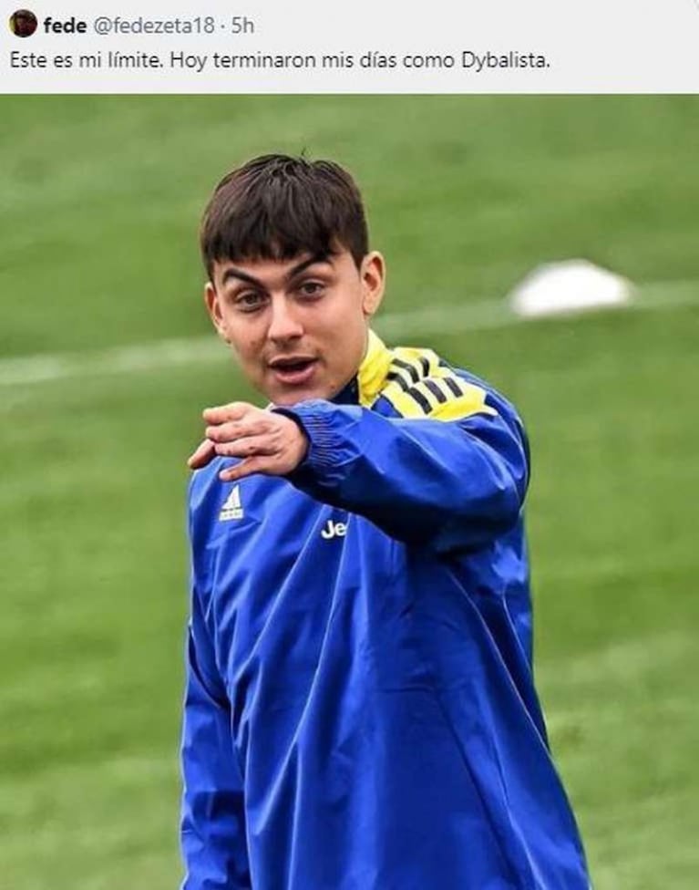 Paulo Dybala se cambió el look y estallaron los memes