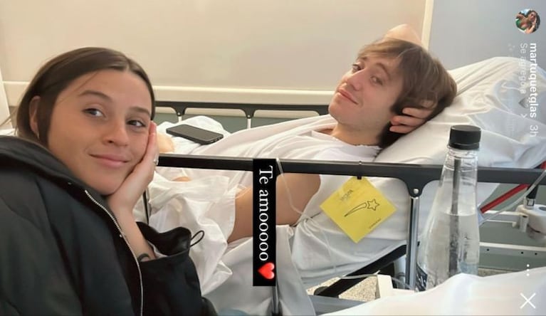 Paulo Londra publicó fotos con suero desde un hospital y contó qué le pasó 