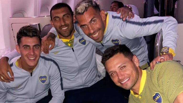 Pavón, Wanchope, Tevez y Zárate. Boca cuenta con un ataque temible.