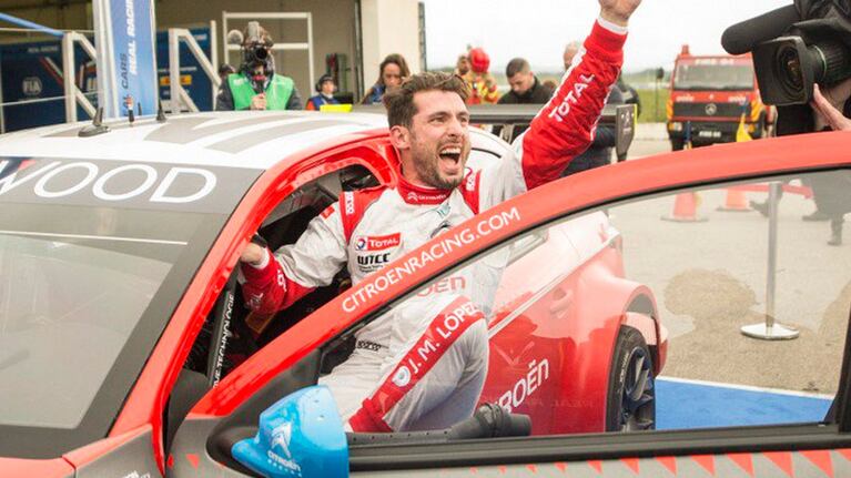 Pechito López festejó con locura porque pensaba que abandonaba.