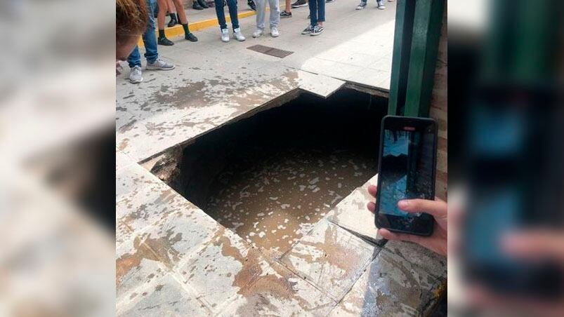 Peligro en un colegio de la zona sur de la ciudad. 