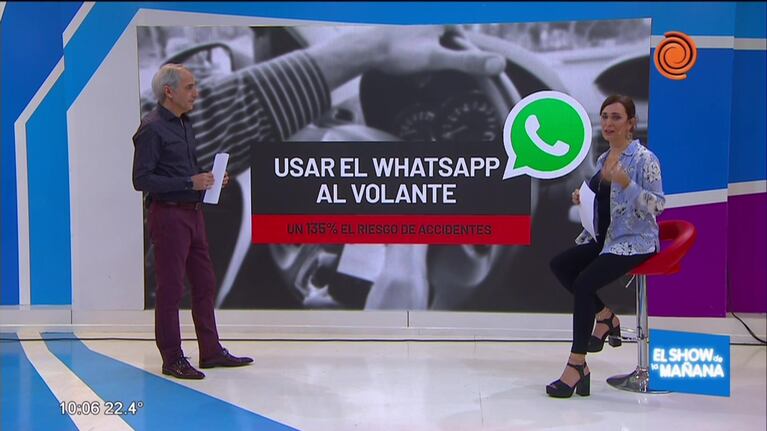 Peligro: Whatsapp al volante