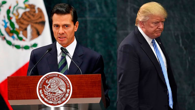 Peña Nieto y Trump, en el sorpresivo encuentro de agosto del 2016.