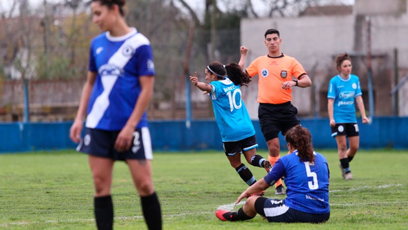 "Pepa" Gómez marcó un golazo en el primer triunfo de Belgrano en el fútbol de AFA. (Foto: Prensa Belgrano)