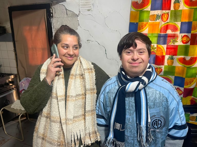 Pepo quedó al cuidado de su hermana pero no cobra la pensión por discapacidad.