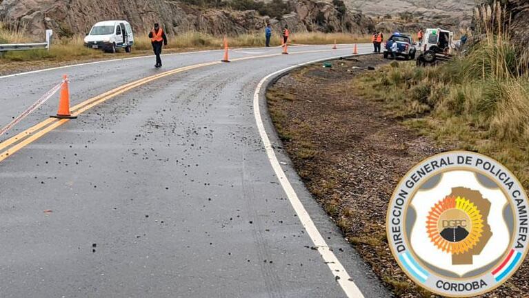 Perdió el control, chocó contra la montaña y murió en las Altas Cumbres