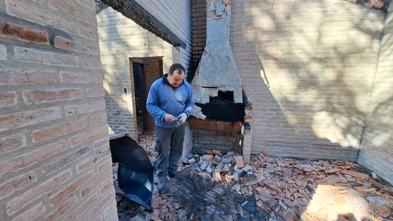 Perdió su casa por el incendio en Villa Yacanto: el dramático testimonio