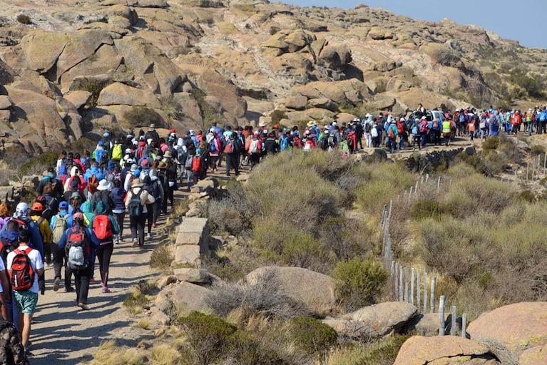 Peregrinación por el Camino de Brochero.