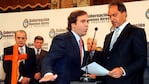 Pérez y Scioli, durante su gestión en la provincia de Buenos Aires.