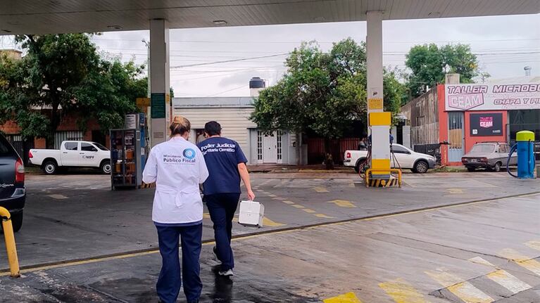 Peritos trabajaron en el lugar del hecho.