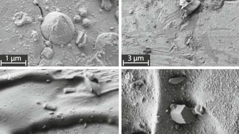 Perla de vidrio lunar. (imagen de archivo de la Nasa).