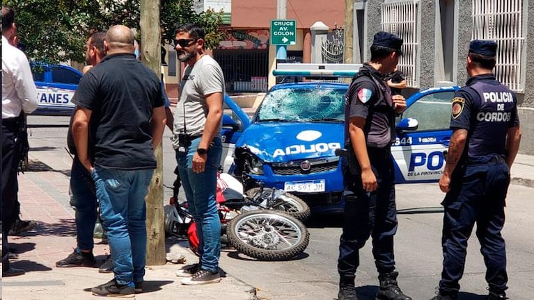 Persecución y choque: motochoros llevaban una mochila con millones de pesos