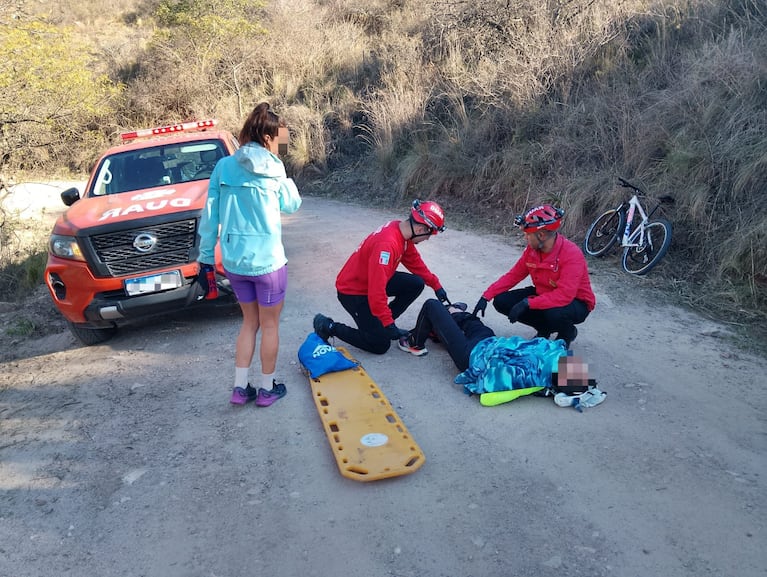 Persona de Duar hizo un rescate en Sierras Chicas.
