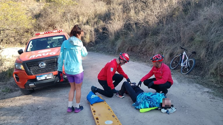 Persona de Duar hizo un rescate en Sierras Chicas.