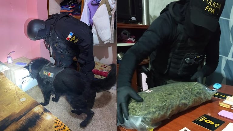 Personal de la FPA detuvo a cuatro personas y secuestró drogas en Brinkmann.