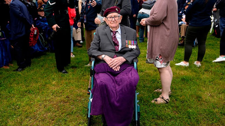 Phillip Orcott, un veterano británico de la Segunda Guerra Mundial.