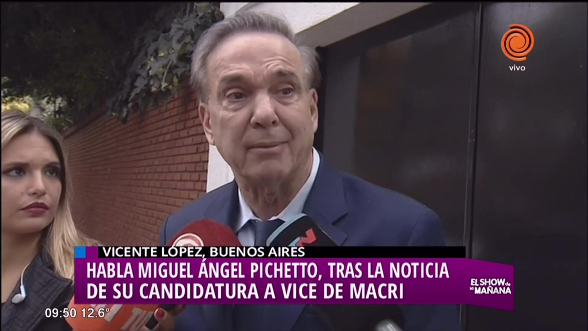 Pichetto argumentó su candidatura a vicepresidente