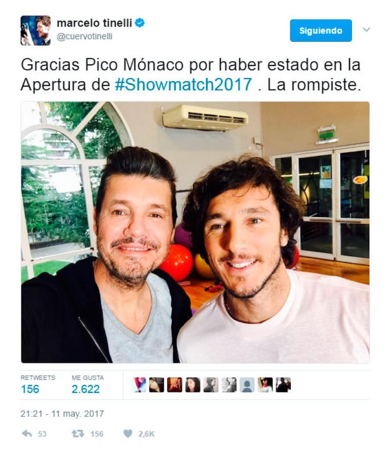 Pico Mónaco se sumó a la gran apertura del Bailando