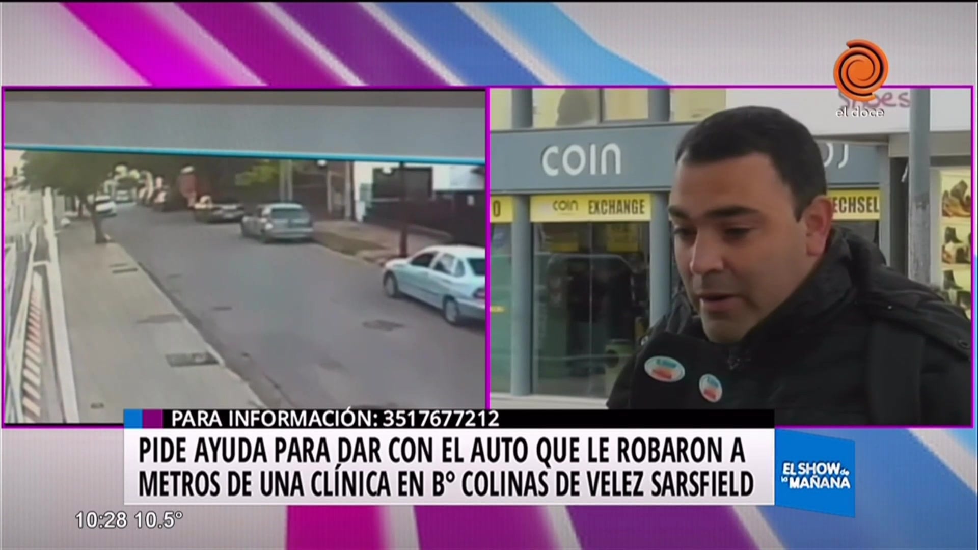 Pide ayuda para buscar su auto robado