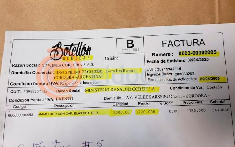 Piden explicaciones por millonarias compras del Gobierno de Córdoba en pandemia