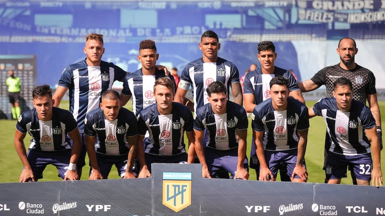 Piero Hincapié en su breve paso por Talleres.
