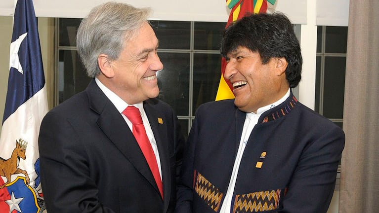 Piñera y Morales, cuando eran todo sonrisas en el pasado. 