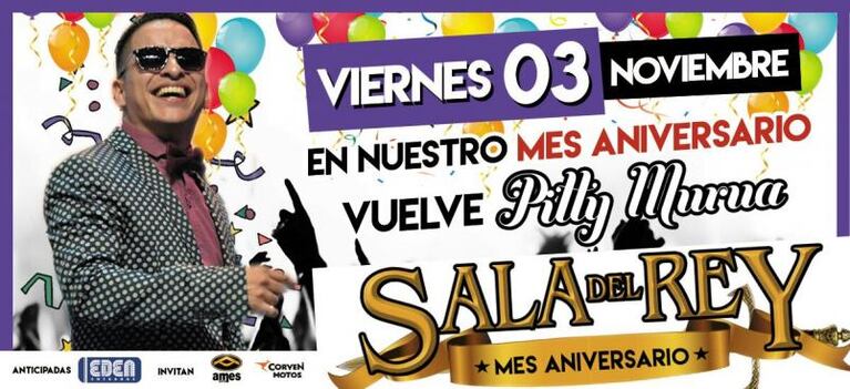 Pitty Murúa vuelve a Sala del Rey, en un finde lleno de cuarteto