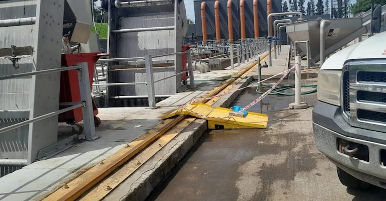 Planta de líquidos cloacales.