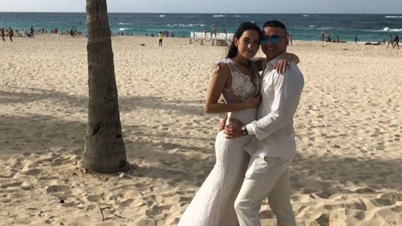 Playa, sol, mal y palmeras, el escenario perfecto para una boda perfecta.