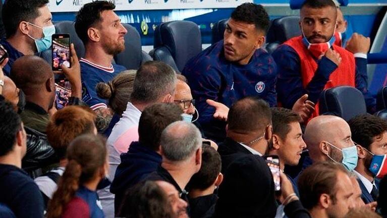 Pochettino sacó a Messi y su gesto fue fulminante: qué le dijo tras el polémico cambio