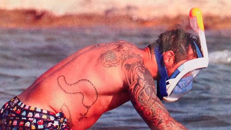 Pocho Lavezzi con unos kilos de más