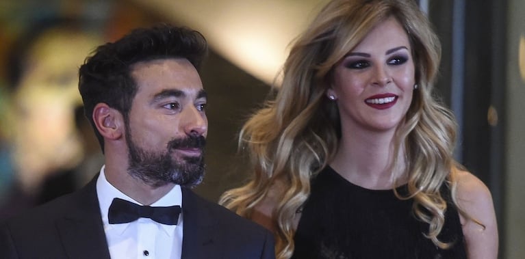 Pocho Lavezzi y Yanina Screpante