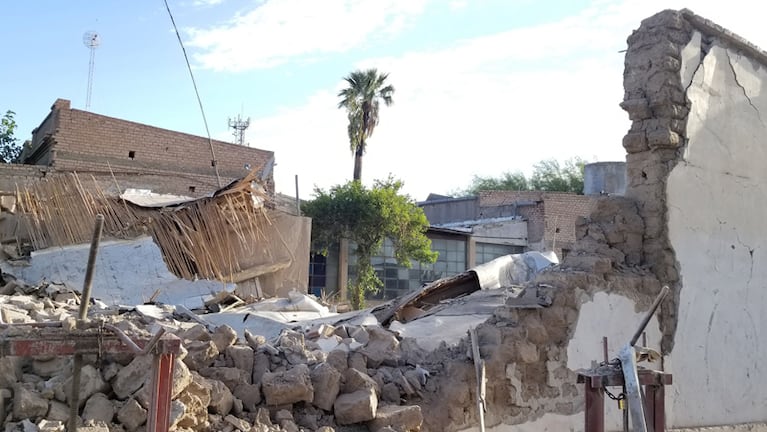 Pocito fue una de las zonas más afectadas por el sismo. 