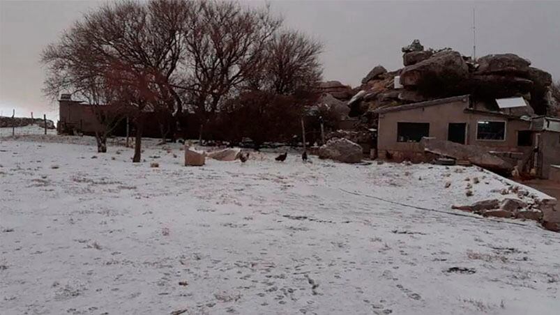 Podría haber nevadas en el oeste provincial.