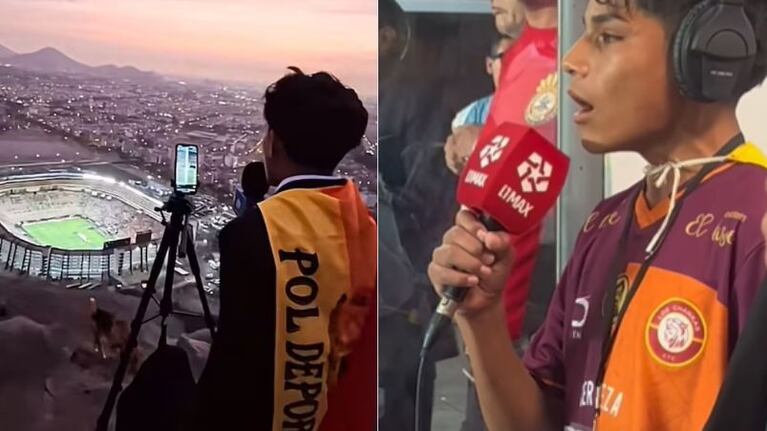 Pol Deportes, el adolescente que se volvió viral por su pasión por el relato deportivo.