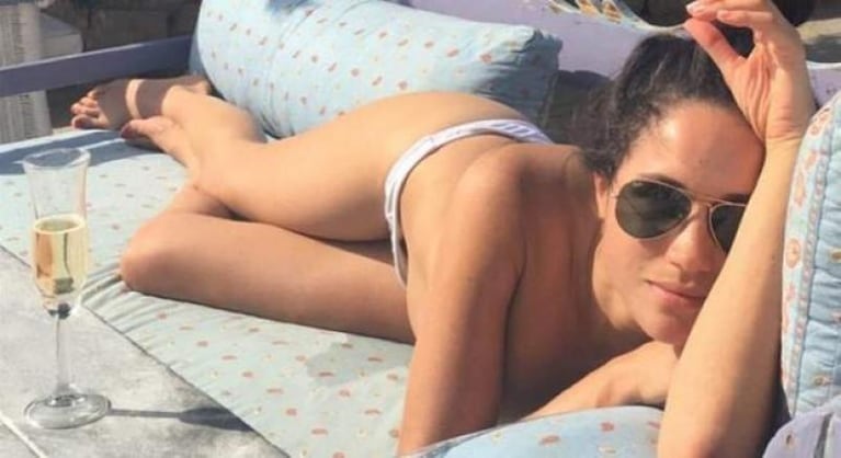 Polémica por el video de Meghan Markle haciendo topless