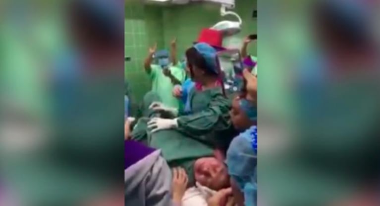 Polémica por el video del primer bebe de 2019 en Guatemala