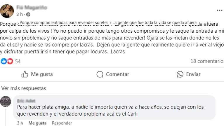 Polémica por la reventa de entradas del baile de La Mona en el Sargento.
