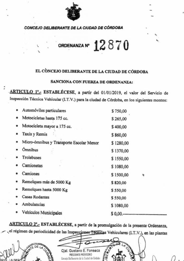 Polémica por la suba del ITV: en la web del municipio editaron las fechas