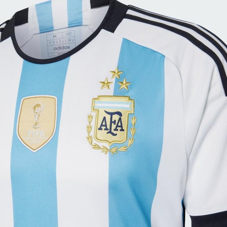 Polémica por la ubicación de la tercera estrella en la nueva camiseta de Argentina